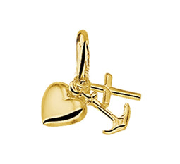 Marie Celeste hanger geloof, hoop en liefde - Goud