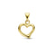 Marie Celeste hanger hart - Goud