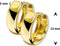 Marie Celeste klapoorringen 5 mm vlak - 13 mm - Goud