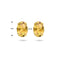Marie-Celeste Oorknoppen Citrien 1.44ct (2x 0.72ct) - Goud