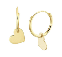 Marie-Celeste Oorringen Hart - Goud