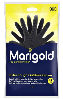 Marigold - Handschoen marigold outdoor m zwart | 6 stuks