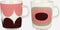 Marimekko - Härkä & Melooni - mok - 2,5 dl - Roze Bruin - Set van 2