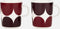 Marimekko - Härkä - Mok - 25cl - Bordeaux Wijnrood - Set van 2