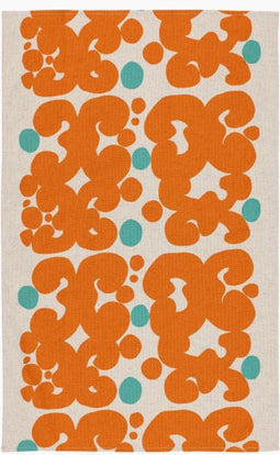 Marimekko - KEIDAS - Keukenhanddoek - Katoen - 43x70cm - Blauw Oranje -