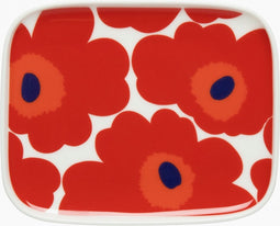 MARIMEKKO Oiva Unikko bord 15x12 cm zwart