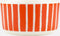 Marimekko - Piccolo - Kom - 5dl - Oranje wit gestreepd