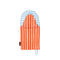 Marimekko - Piccolo oven mitten - Rood/Bauw