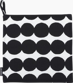 Marimekko Räsimatto zwart wit pannenlappen