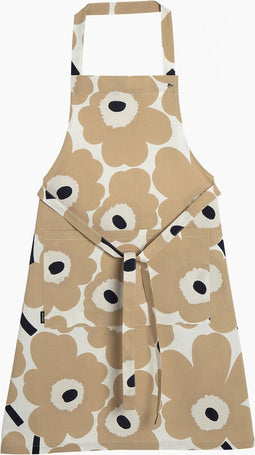 Marimekko schort Pieni Unikko Beige