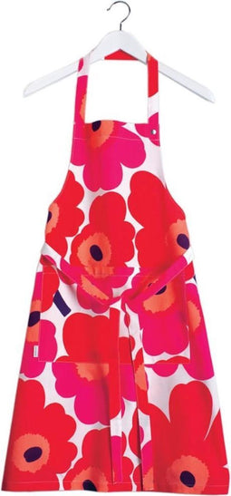 Marimekko schort Pieni Unikko Rood