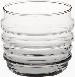 Marimekko set van 2 tumblers of waterglazen in glas 'Sukat Makkaralla'