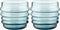 Marimekko - Sukat Makkaralla - Waterglas - set van 2 - Aqua