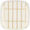 Marimekko - Tiilskivi - Bord - 10 x 10 cm - Wit en Goud