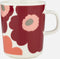 Marimekko - Unikko - mok - 25cl - Wijnrood en roze