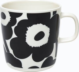 Marimekko - Unikko - Mok - 4dl - Zwart