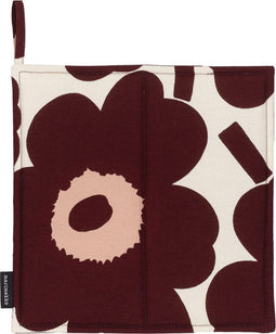 Marimekko Unikko pannenlap berry en roze
