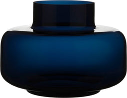 Marimekko - URNA - Vaas - Glas - Navy Blue ( Donkerblauw)