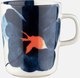 Marimekko - VALSSI - Mok - 2.5 DL - Donker blauw Oranje