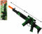 Marinier/militair speeldgoed - verkleed/wapen machinegeweer - groen mix - 44 cm - soldaten - leger