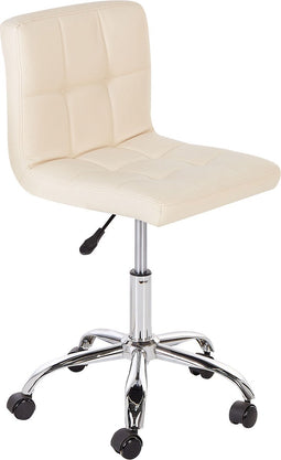 MARION - Bureaustoel - Beige - Kunstleer