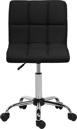 MARION - Bureaustoel - Zwart - Polyester