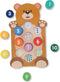 Marionette - Houten Beer met Cijfers - 10 Blokken - 1 set