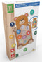 Marionette - Houten Beer met Cijfers - 10 Blokken - 1 set