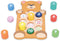 Marionette - Houten Beer met Cijfers - 10 Blokken - 1 set