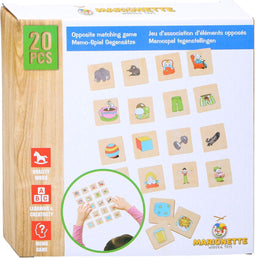 Marionette - Memospel Tegenstelling - 20 stuks