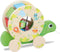 Marionette - Vormenstoof Schildpad - Met Wieltjes - 5 Blokken - 1 set