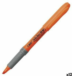 Markeerstift Bic grip oranje | 12 stuks