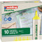 Markeerstift edding 24 ecoline pastelgeel | doos 10 stuks