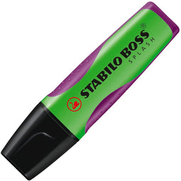 Markeerstift stabilo boss splash 75/33 groen - 10 stuks - 10 stuks