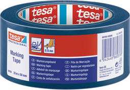 Markeringstape Tesa 60760 PVC 50mmx33m blauw | 6 stuks