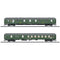 Märklin 42850 H0 2-delige set postwagens mr-a en BDüms 273 2e klas van de DB