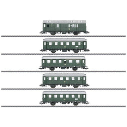 Märklin 43353 H0 5-delige set personenrijtuigen van de DB, MHI