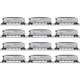 Märklin 45666 H0 set van 12 US Hopper Cars van de BNSF