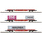 Märklin 82640 Z 3-delige set containerdraagwagens Sgns 6 van de DB AG