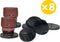 Marmeren Onderzetters - Onderzetters Voor Glazen - Onderzetters Marmer - Non-slip - 8 stk.