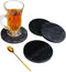 Marmeren Onderzetters - Onderzetters Voor Glazen - Onderzetters Marmer - Non-slip - 4 stk.