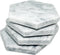 Marmeren Voor Glazen - Onderzetters Marmer - Non-slip - 4 stk.