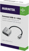 Marmitek Adapter USB-C > VGA - USB-C naar VGA Converter
