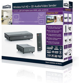 Marmitek HDMI Extender Wireless - GigaView 821 - Full HD - 1080p - 3D - voor gaming - geen compressie