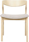 MAROA - Eetkamerstoel set van 2 - Beige - Polyester