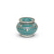 Marokkaanse Asbak met metaal Turquoise Ø 10 x 8,5cm