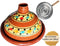 Marokkaanse authentieke aardewerk tajine 30 cm + Kruiden en vlamverdeler - cadeau pakket