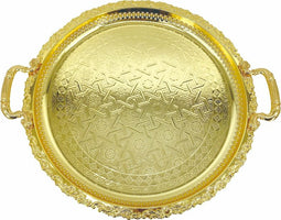 Marokkaanse dienblad goud 45cm