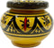 Marokkaanse keramische asbak geel