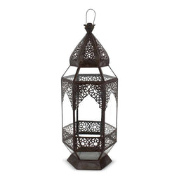 Marokkaanse Lantaarn Amber Ø 20 x 60cm